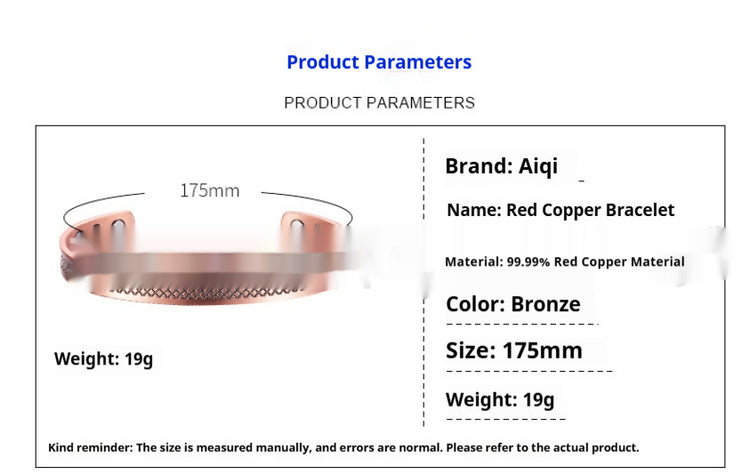 Purple Copper Bracelet for Women