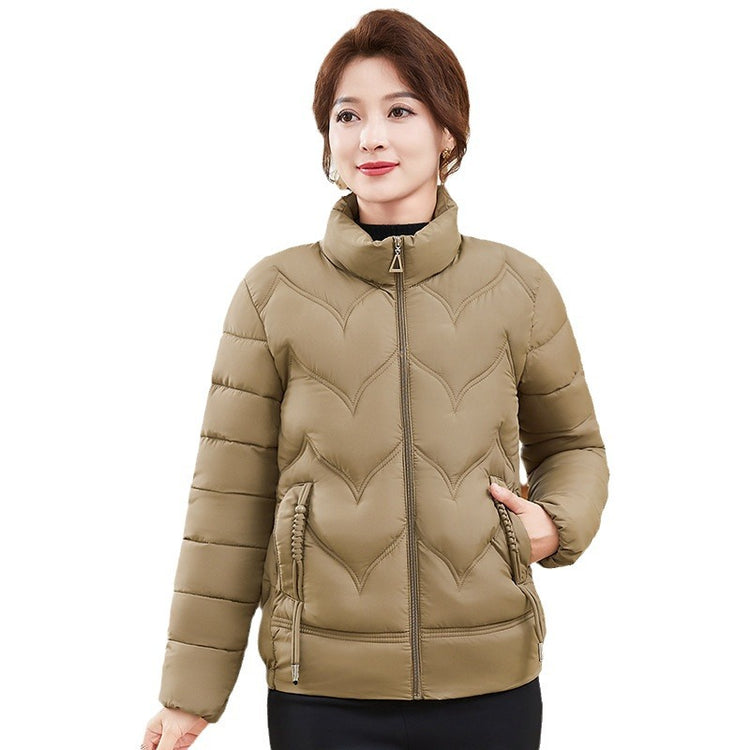 Stand Collar Cotton Clothing for Women