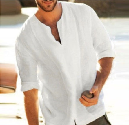 Mens Linen T Shirt for Casual Style