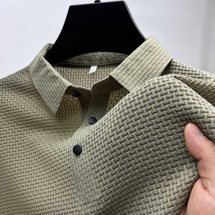 Mens Mesh Polo Shirt for Summer Wear
