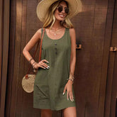 Sleeveless Midi Dress for Women