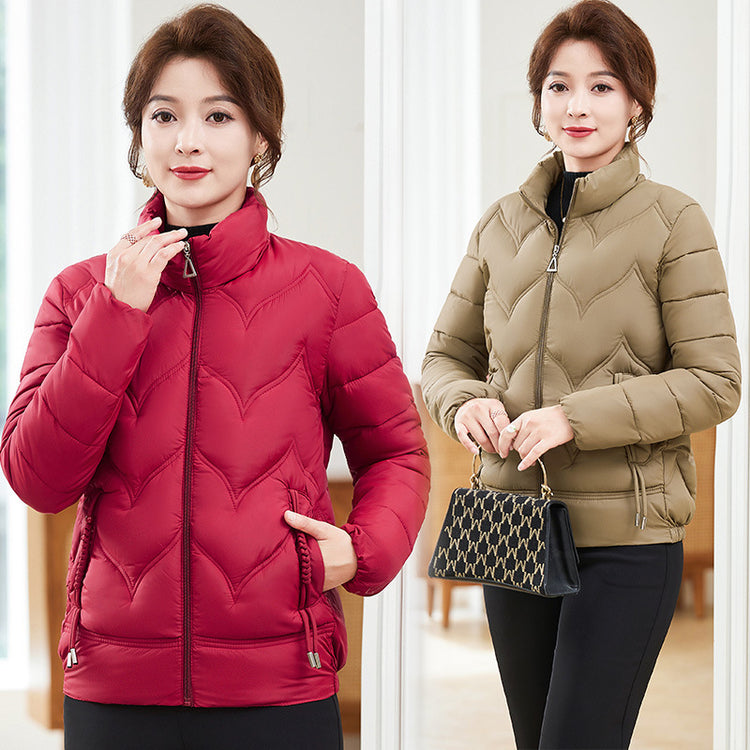 Stand Collar Cotton Clothing for Women