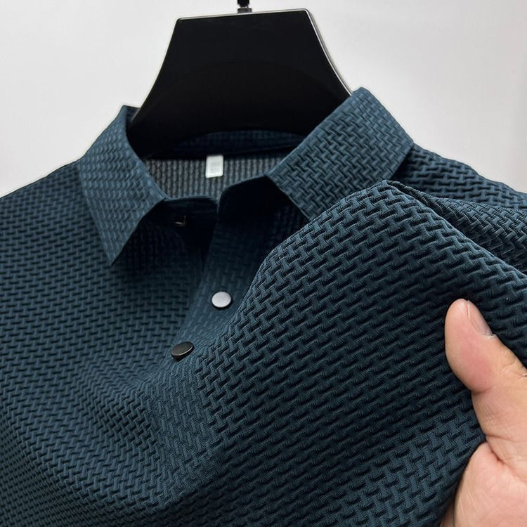 Mens Mesh Polo Shirt for Summer Wear