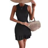 Ruffled Wrap Dress for Women
