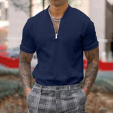 Casual Polo Shirt for Men Short Sleeve Top