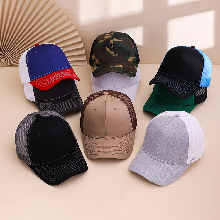 Breathable Mesh Baseball Cap for Sun Protection