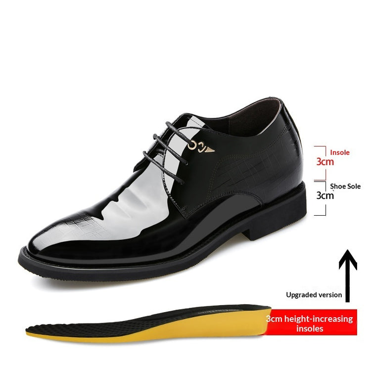 Hidden Heel Dress Shoes for Men