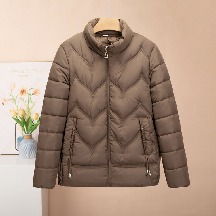 Stand Collar Cotton Clothing for Women