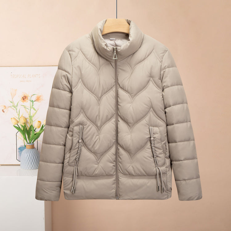 Stand Collar Cotton Clothing for Women
