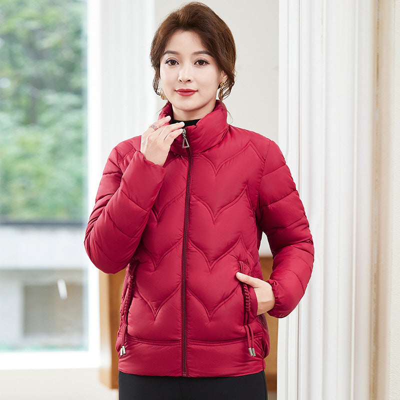 Stand Collar Cotton Clothing for Women