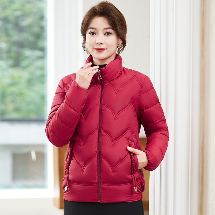 Stand Collar Cotton Clothing for Women