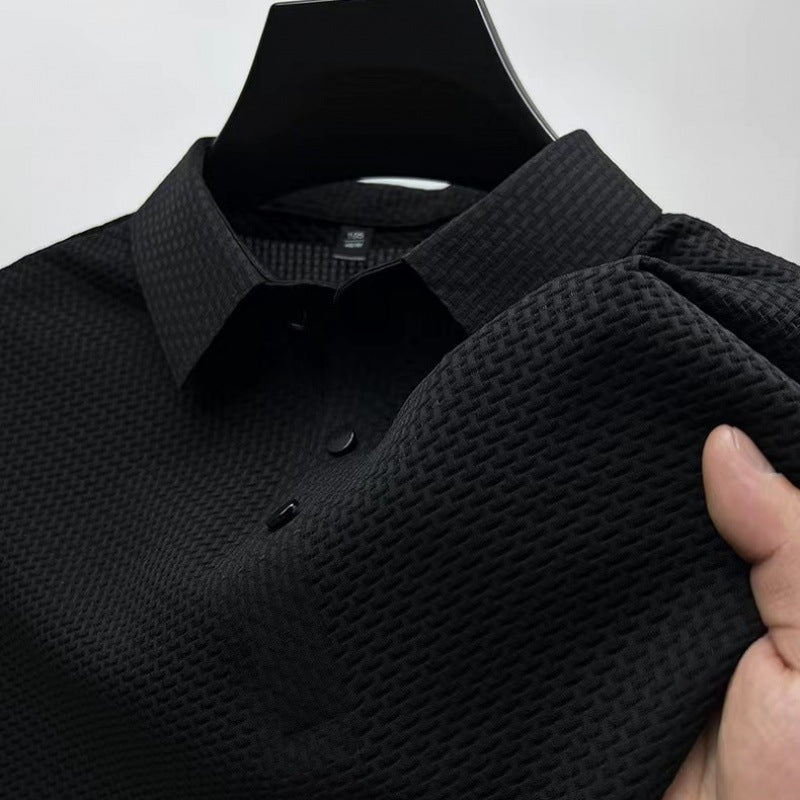 Mens Mesh Polo Shirt for Summer Wear